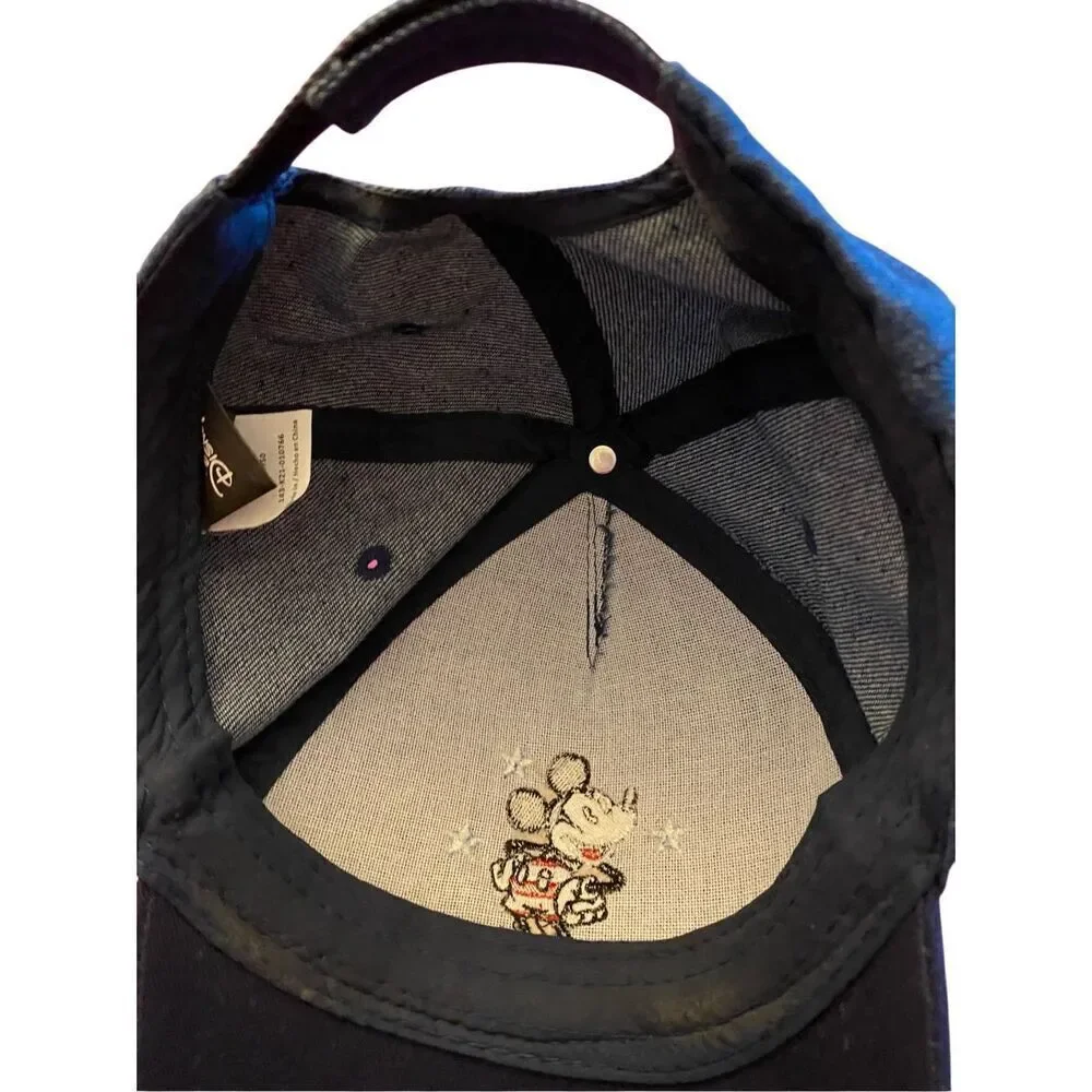 Disney Mickey Mouse stars and stripes denim adjustable ball cat